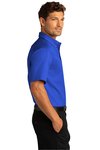 W809 Port Authority Short Sleeve SuperPro React Twill Shirt True Royal