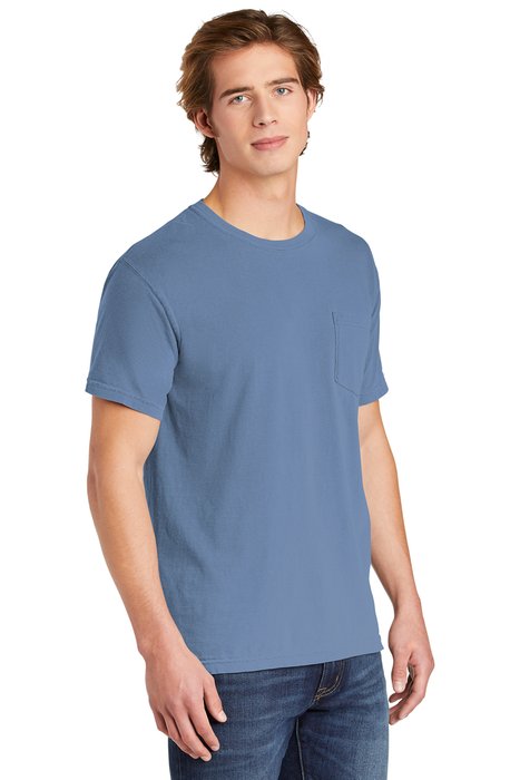 6030 Comfort Colors 6.1-ounce 100% Cotton T-Shirt Washed Denim