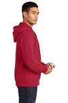 PC90ZH Port & Company Essential Fleece Full-Zip Hooded Sweatshirt Red