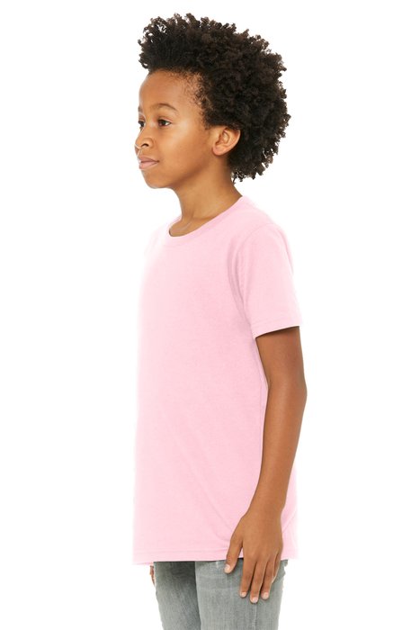 BC3001Y Bella + Canvas 4.2-ounce 100% Cotton T-Shirt Pink