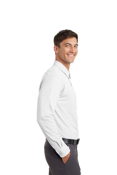 K570 Port Authority 3.8-ounce Dimension Knit Dress Shirt White
