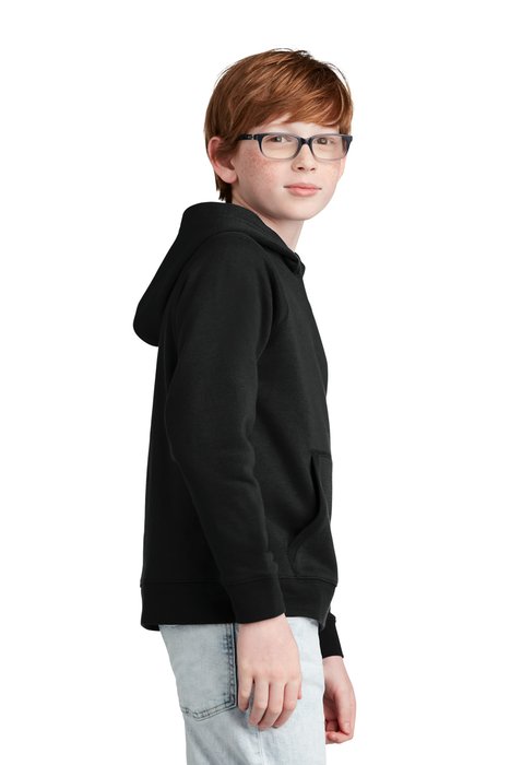 YSTF 200 Sport-Tek Youth Drive Fleece Pullover Hoodie Black