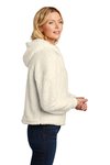 L132 Port Authority Ladies Cozy Fleece Hoodie Marshmallow
