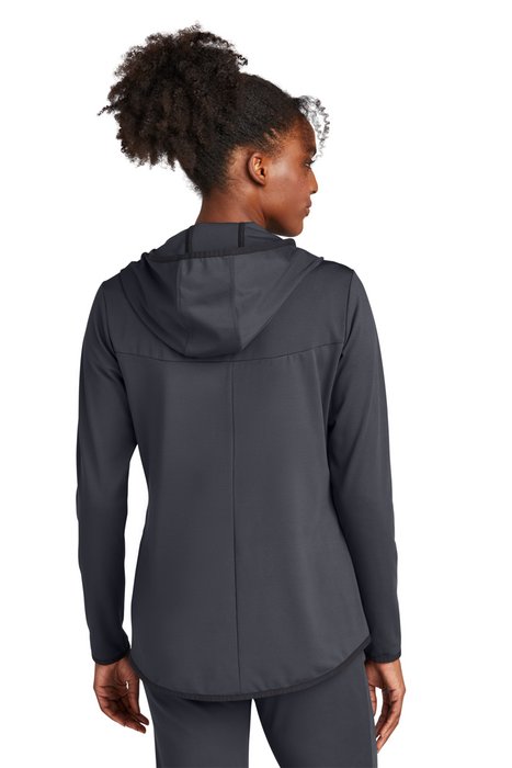LST870 Sport-Tek Ladies Circuit Hooded Full-Zip Graphite