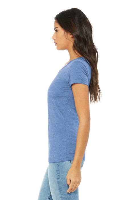 BC8413 Bella + Canvas 3.8-ounce T-Shirt Blue Triblend
