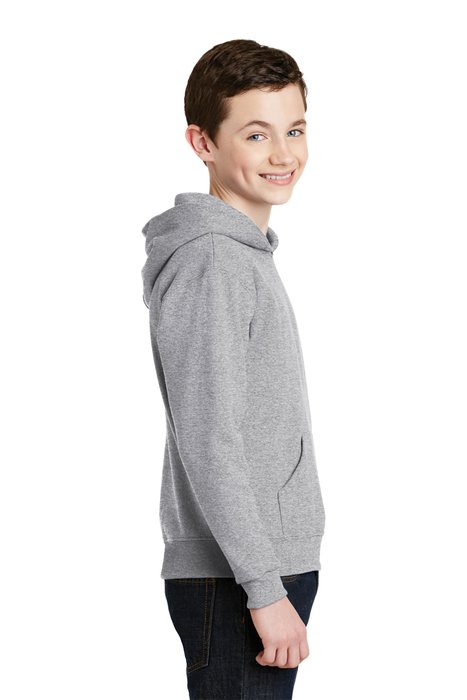 996Y JERZEES Youth NuBlend Pullover Hooded Sweatshirt Athletic Heather