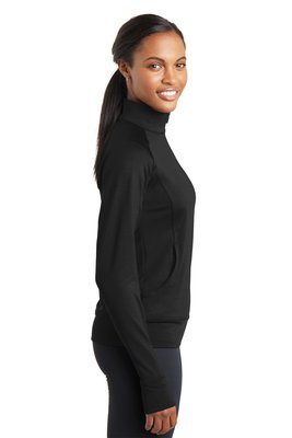 LST885 Sport-Tek &reg; Ladies NRG Fitness Jacket Black