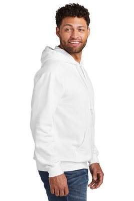 1567 Comfort Colors Ring Spun Hooded Sweatshirt White
