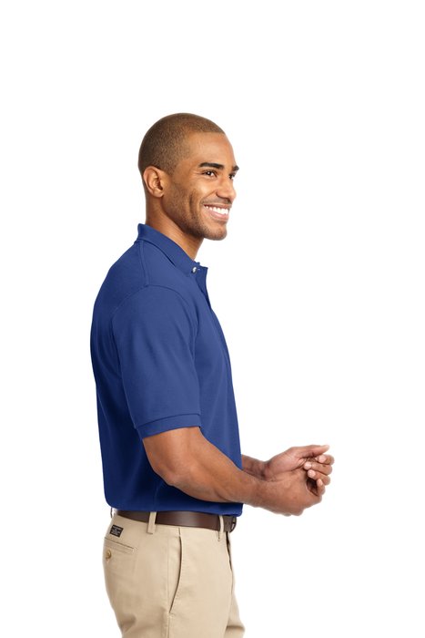 K420 Port Authority 7-ounce Heavyweight Cotton Pique Polo Royal