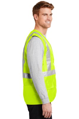 CSV405 CornerStone - ANSI 107 Class 2 Mesh Back Safety Vest Safety Yellow