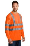 CS409 CornerStone 3.7-ounce 100% Polyester T-Shirt Safety Orange