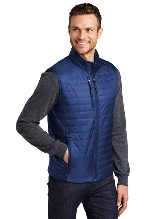 J851 Port Authority Packable Puffy Vest Cobalt Blue