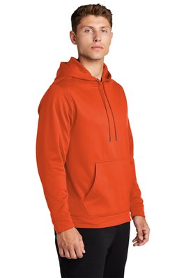 F244 Sport-Tek Sport-Wick Fleece Hooded Pullover Deep Orange