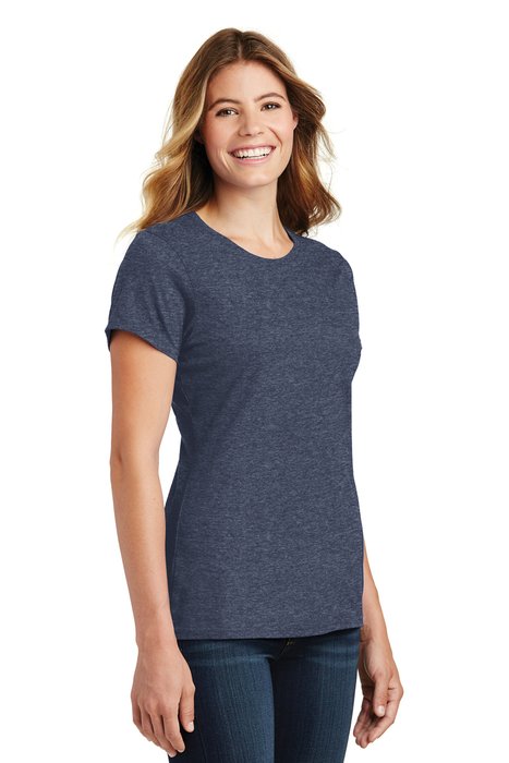 LPC450 Port & Company 4.5-ounce 100% Cotton T-Shirt Heather Navy