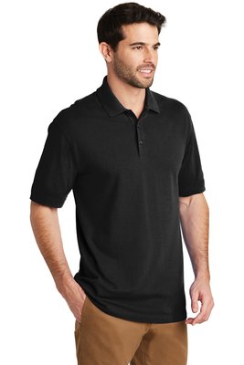 TK8000 Port Authority 6.2-ounce Tall EZCotton Polo Black