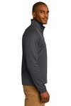 K805 Port Authority Vertical Texture 1/4-Zip Pullover Iron Grey/ Black