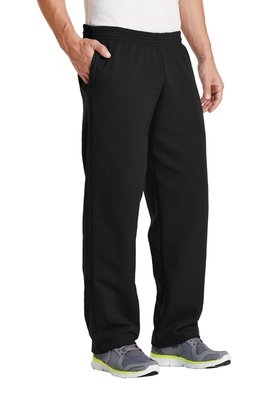 PC78P Port & Company Core Fleece Sweatpant with Pockets Jet Black
