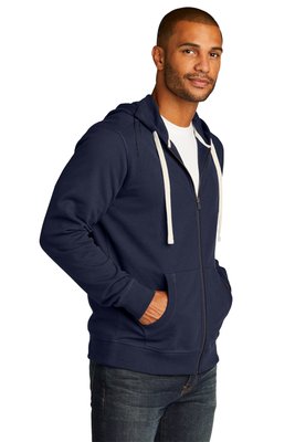 DT8102 District Re-Fleece Full-Zip Hoodie True Navy