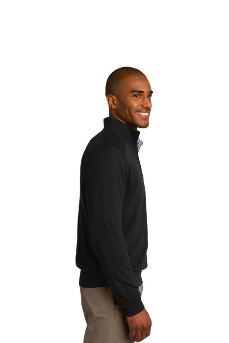 SW290 Port Authority 1/2-Zip Sweater Black