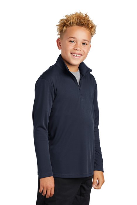 YST357 Sport-Tek Youth PosiCharge Competitor 1/4-Zip Pullover True Navy