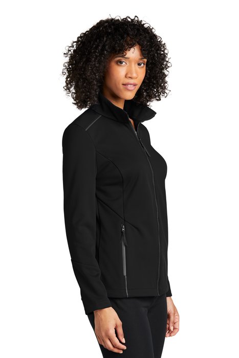 L921 Port Authority Ladies Collective Tech Soft Shell Jacket Deep Black