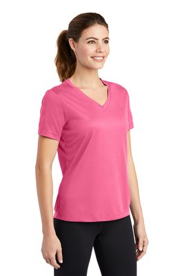 LST340 Sport-Tek 3.8-ounce 100% Polyester T-Shirt Bright Pink