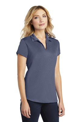 L576 Port Authority 4.5-ounce Ladies Trace Heather Polo True Navy Heather