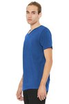BC3005CVC Bella + Canvas 4.2-ounce V-Neck T-Shirt Heather True Royal