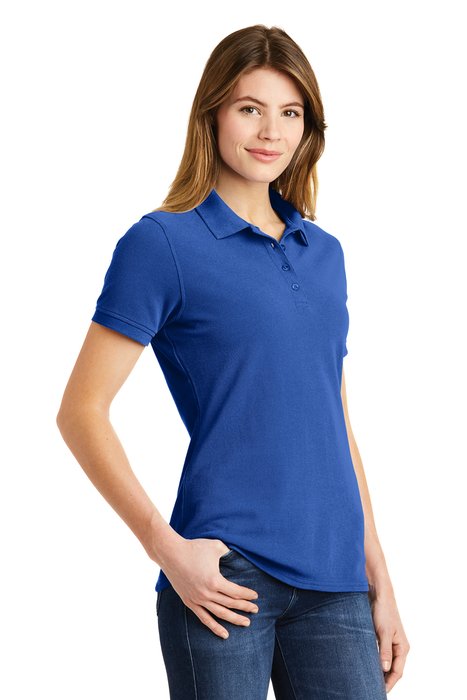 LKP1500 Port & Company 5.9-ounce Ladies Combed Ring Spun Pique Polo Royal