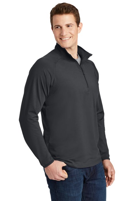 St850 Sport-tek Sport-wick Stretch 1 2-zip Pullover 