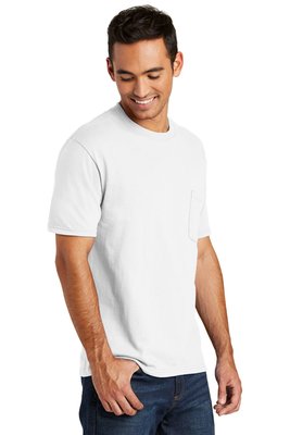 USA100P Port & Company 5.5-ounce 100% Cotton T-Shirt White