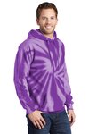PC146 Port & Company Tie-Dye Pullover Hooded Sweatshirt Purple