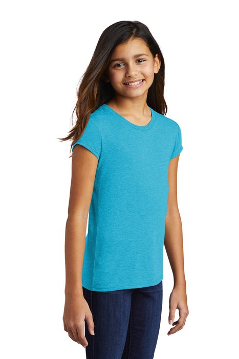 DT130YG District 4.5-ounce T-Shirt Turquoise Frost