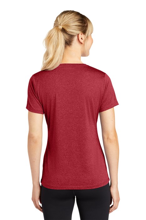 LST360 Sport-Tek 3.8-ounce 100% Polyester T-Shirt Scarlet Heather