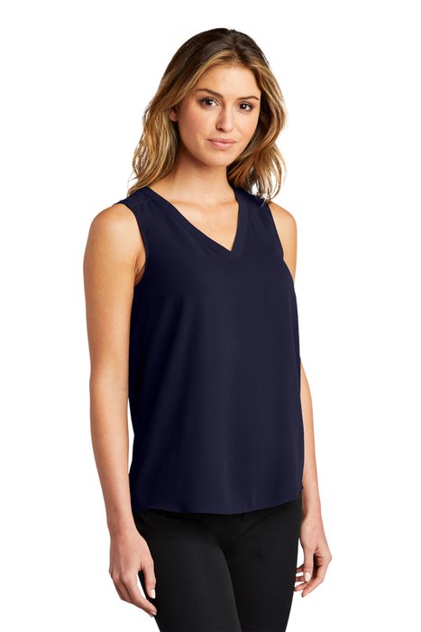 LW703 Port Authority Ladies Sleeveless Blouse True Navy