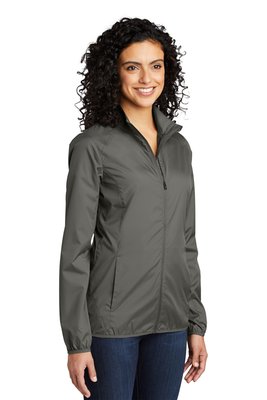 L344 Port Authority Ladies Zephyr Full-Zip Jacket Grey Steel