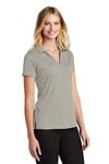 LK398 Port Authority Ladies Performance Staff Polo Silver