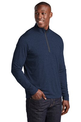 ST469 Sport-Tek Endeavor 1/4-Zip Pullover Dark Royal Heather