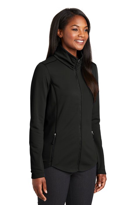 L904 Port Authority Ladies Collective Smooth Fleece Jacket Deep Black