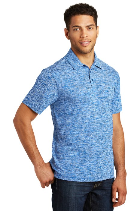 ST590 Sport-Tek 4.1-ounce PosiCharge Electric Heather Polo True Royal Electric