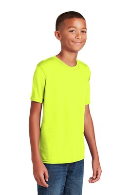42000B Gildan 5-ounce T-Shirt Safety Green