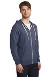 DT356 District Perfect Tri French Terry Full-Zip Hoodie New Navy