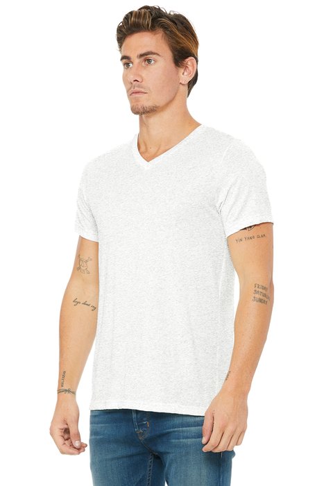 BC3415 Bella + Canvas 3.8-ounce T-Shirt White Fleck Triblend