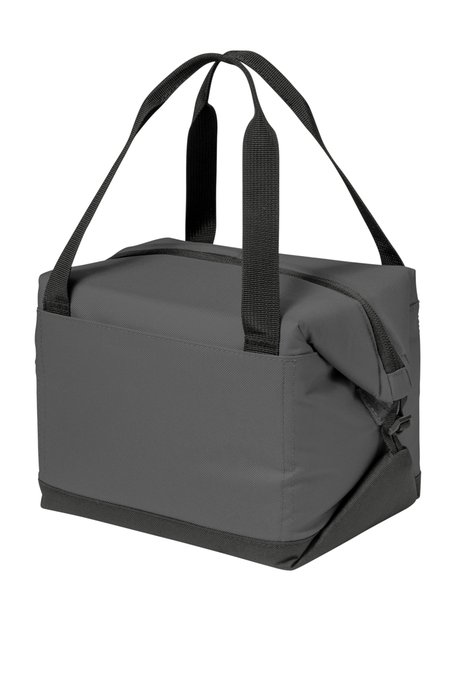 BG515 Port Authority 6-Can Collapsible Cooler Charcoal/ Dark Charcoal