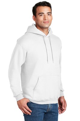 F170 Hanes Ultimate Cotton Pullover Hooded Sweatshirt White