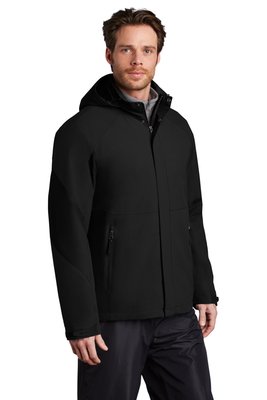 J405 Port Authority Insulated Waterproof Tech Jacket Deep Black