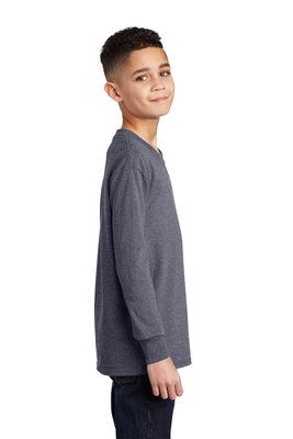 PC54YLS Port & Company 5.4-ounce 100% Cotton T-Shirt Heather Navy