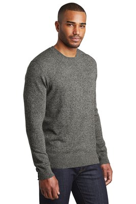 SW417 Port Authority Marled Crew Sweater Warm Grey Marl