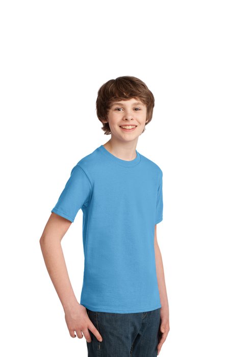 PC61Y Port & Company 6.1-ounce 100% Cotton T-Shirt Aquatic Blue