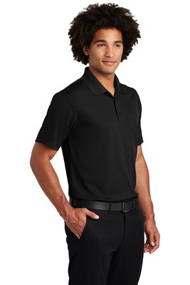 ST640P Sport-Tek 3.8-ounce PosiCharge RacerMesh Pocket Polo Black